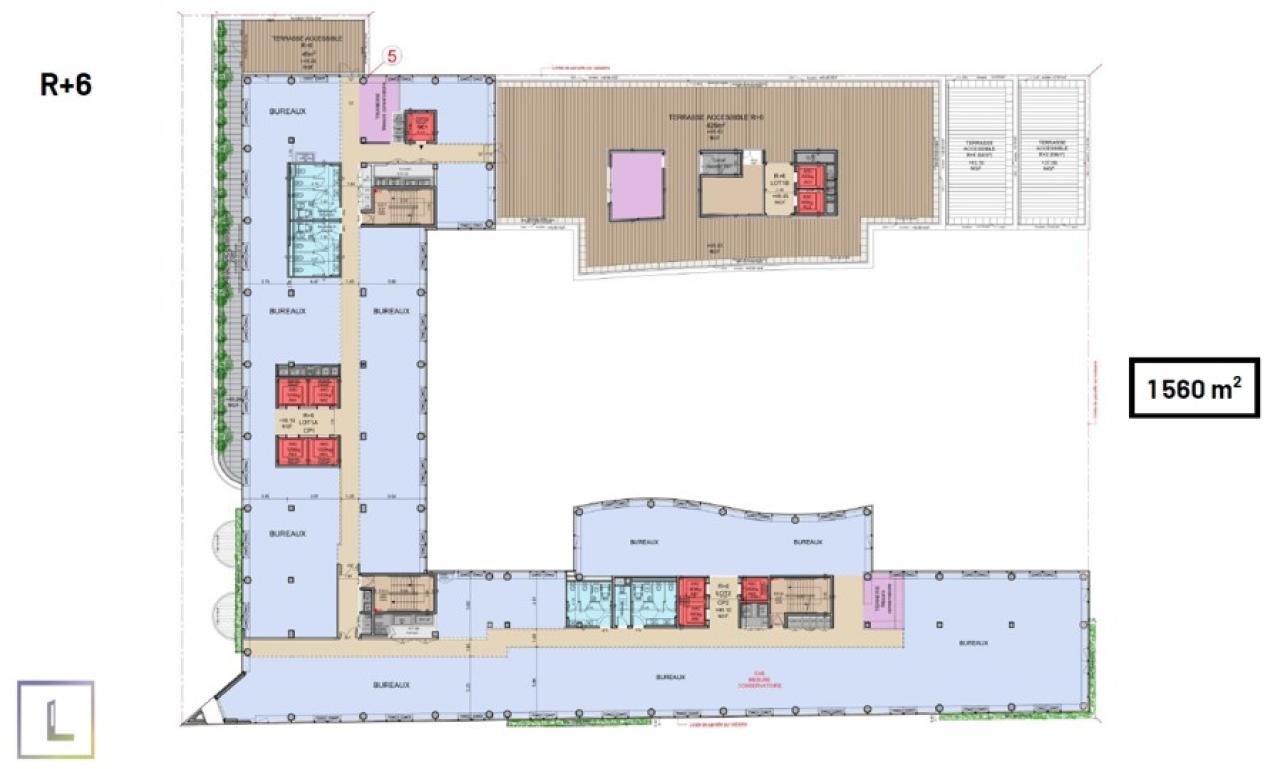 Bureau Levallois-Perret 20183m² Location bureau Levallois-Perret Hauts-de-Seine OLBUR2108142 7